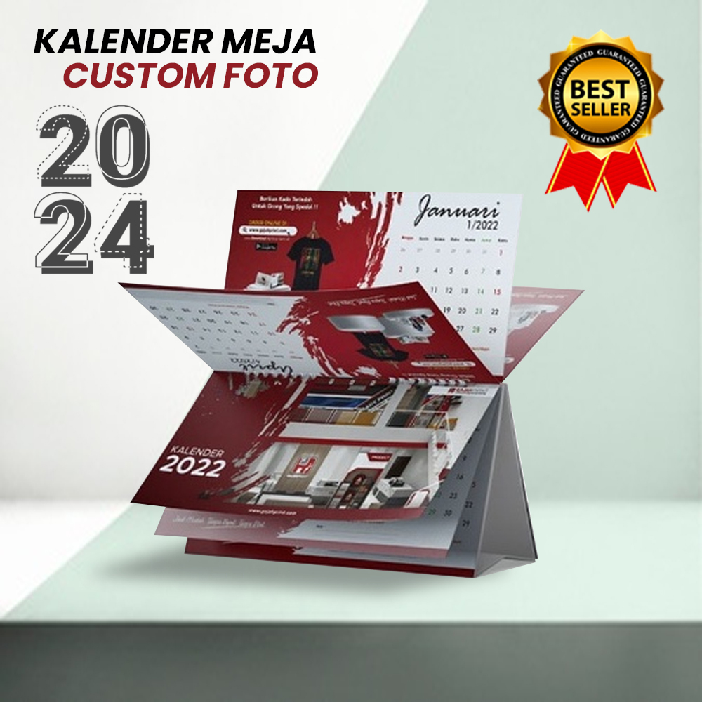 

KALENDER MEJA 2025 / KALENDER DUDUK A5 CUSTOM FOTO TANPA MINIMAL ORDER! - COD