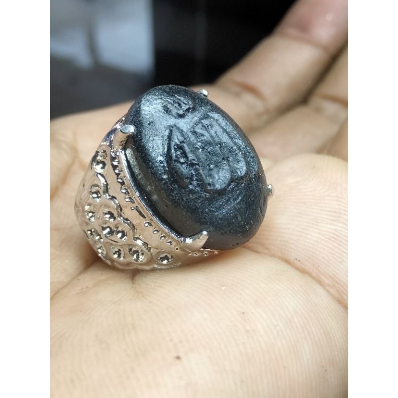 batu cincin motif lafadz Allah
