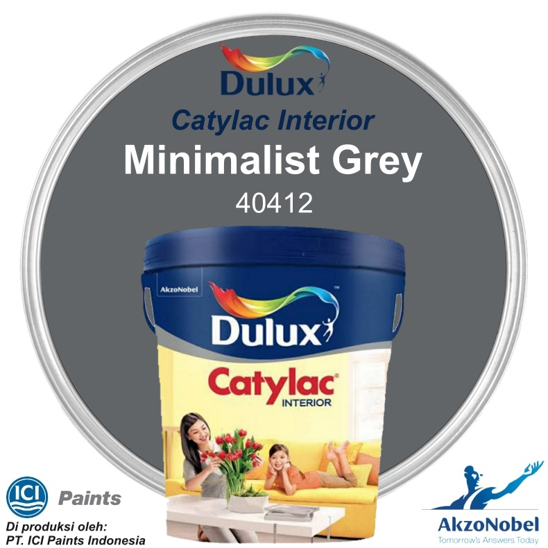 CAT DULUX CATYLAC INTERIOR 25 KG - MINIMALIST GREY 40412