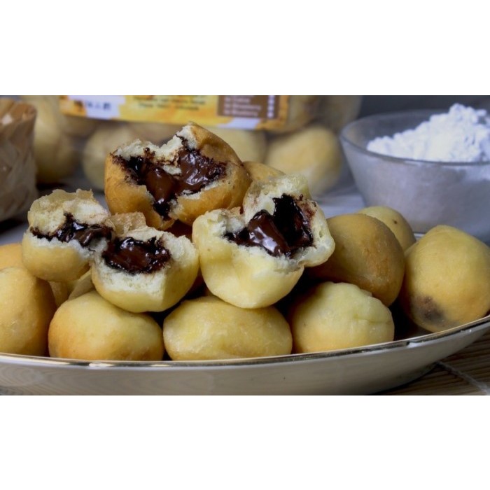 

[Enak] Donat kentang Mini isi coklat 30pcs Home Made