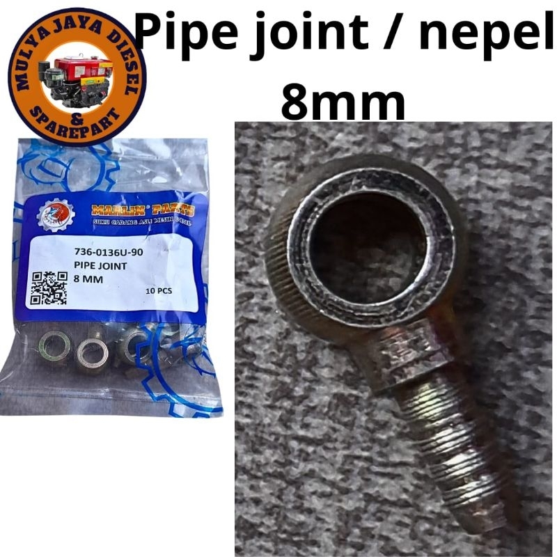Pipe Joint 8mm Nepel Oli Nepel Solar merk marlin