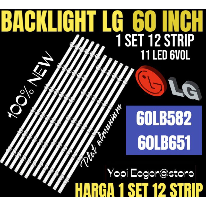 BACKLIGHT TV LCD LED LG 60 INCH 60LB582T-60LB651 BACKLIGHT TV 60 INCH