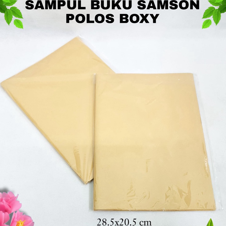 

Sale SOS Sampul Buku Samson Polos BOXY/Besar (20lb) / Sampul Buku Super Promo