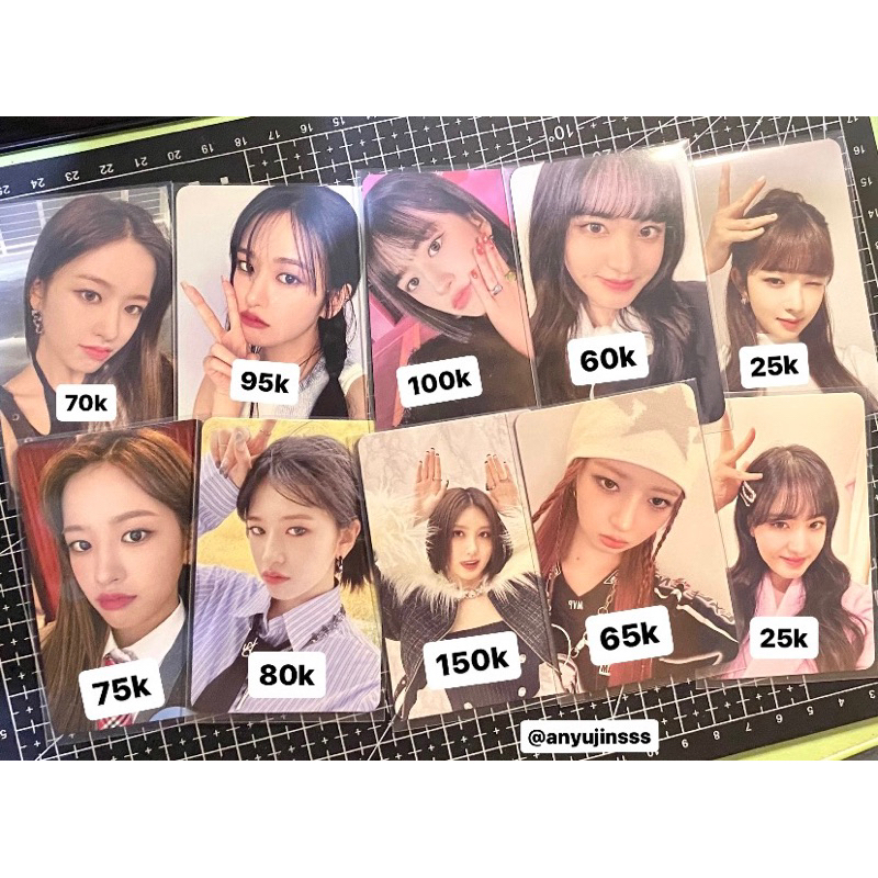 ive yujin gaeul rei liz photocard pc luckydraw withmuu wm appmus ktown mokket clio special digipack 