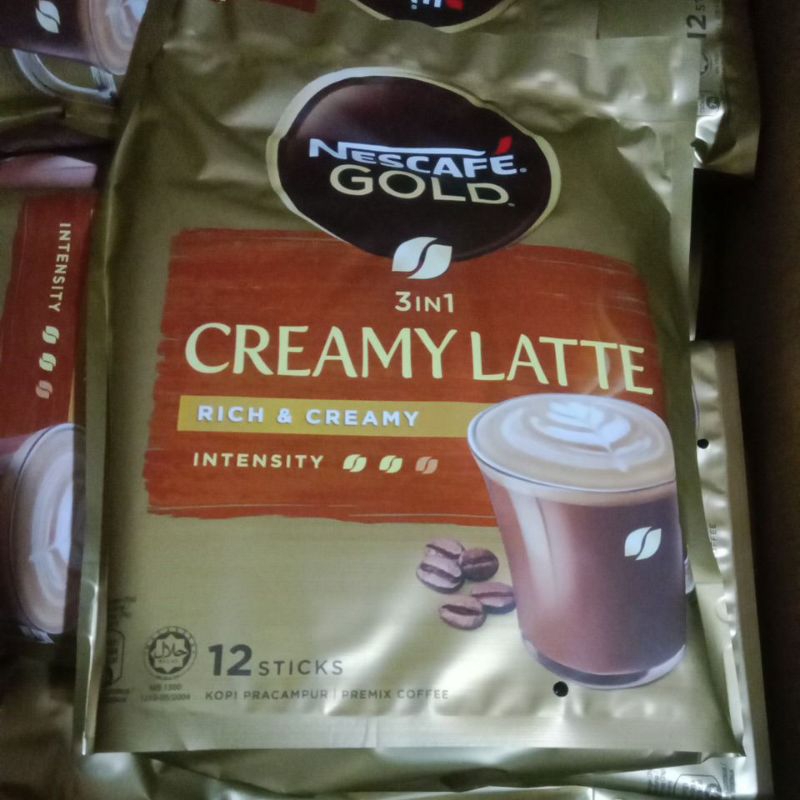 

Nescafe gold 3in1 creamy latte 1dus