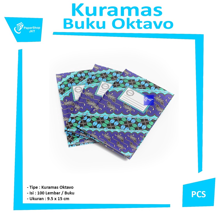 

Seller KURAMAS - Buku Oktavo - Notes Oktavo100lembar Terkini
