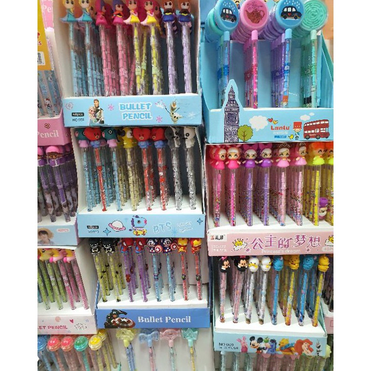 

Murah (4pcs) pensil lantu/lantu bensia/pensil cabut lucu/pensil bongkar pasang