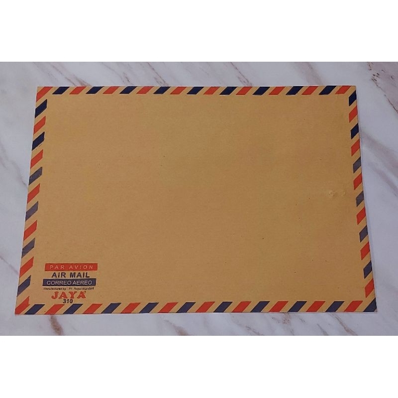 

(10 Lembar) Amplop Coklat Air Mail 310 Folio Tebal / Amplop dokumen /Amplop Lamaran Kerja