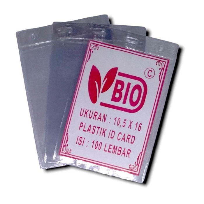 

Plastik ID CARD/ ID CARD Holder/Plastik Name Tag 10,5 x 16 - 100 lbr