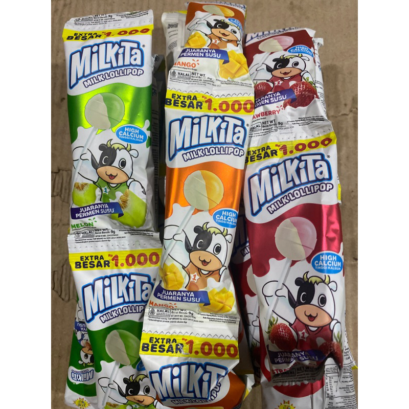 

milkita lollipop ada tangkai