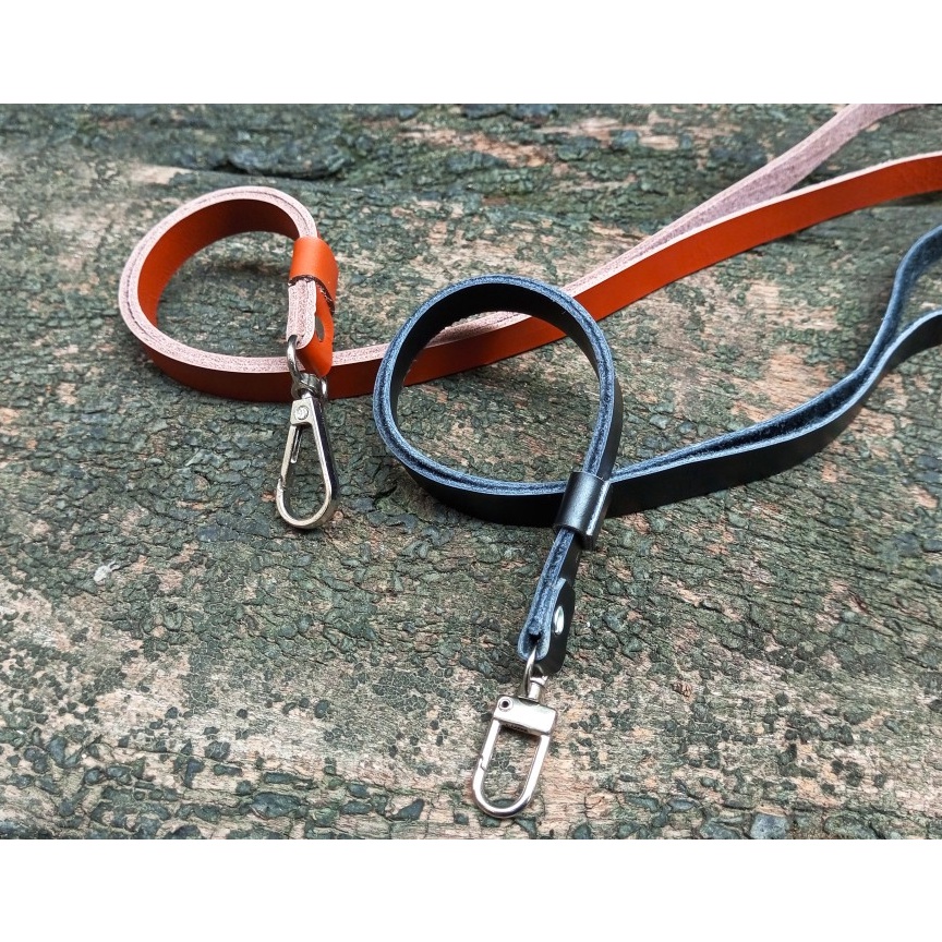 

KODE CFF759 Tali Name Tag Id/ Lanyard Kulit Asli Sapi - Tali Id Card