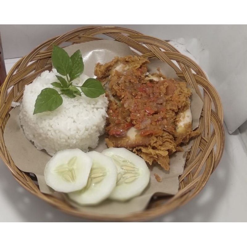 

ayam geprek paket hemat