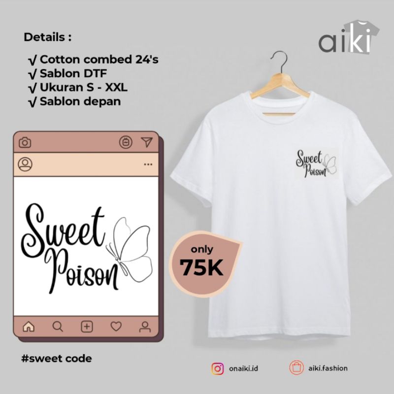 KAOS SABLON LOKAL_ENHYPEN_SWEET VENOM