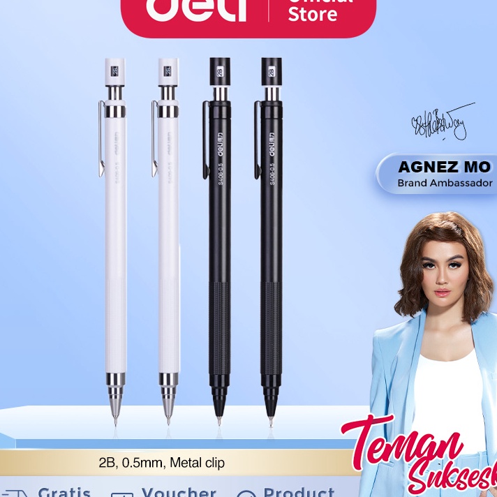 

Ready Deli Pensil Mekanik / Mechanical Pencil 2B 0.5mm S406 1 pcs ➫➻❀✺