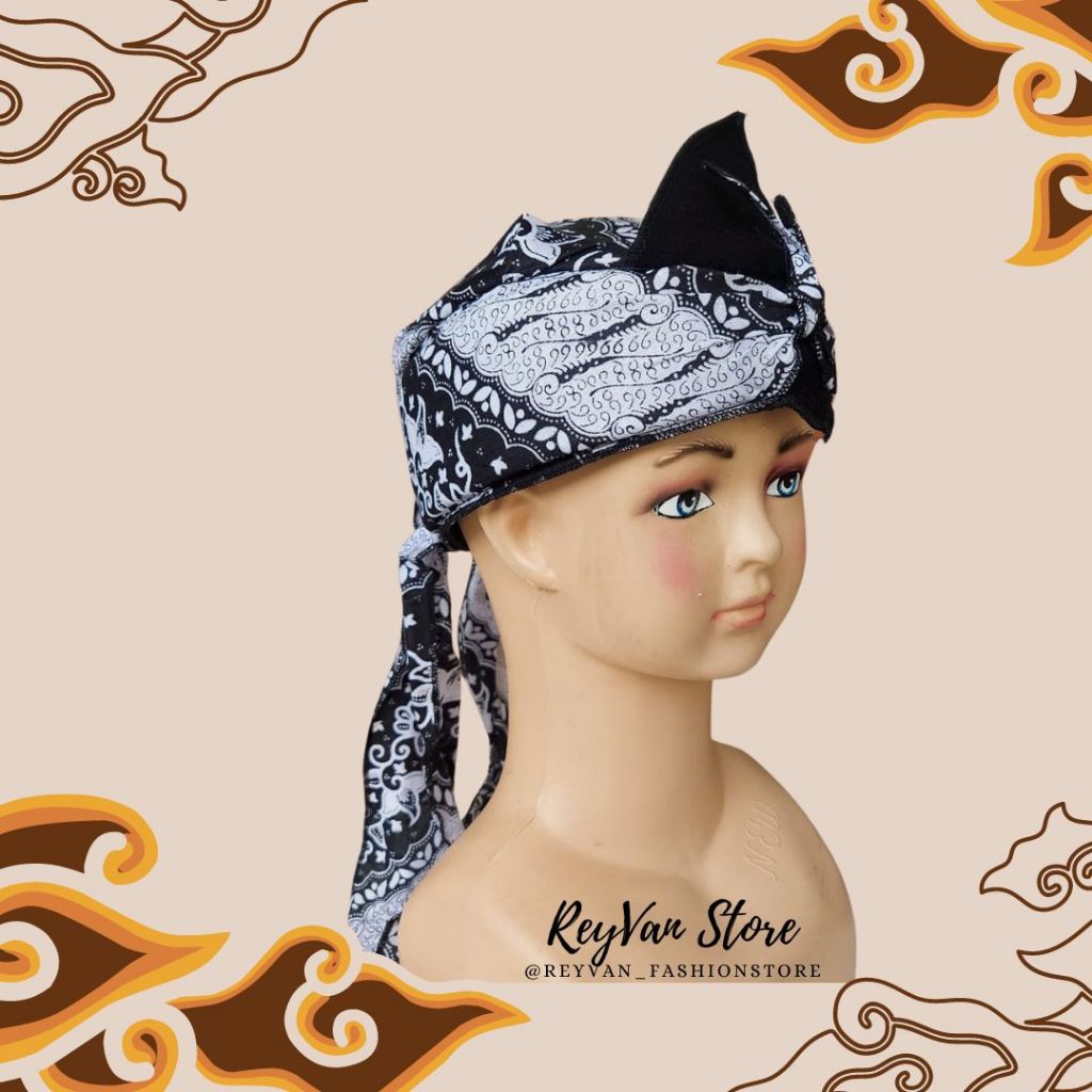 LIS1 – Iket Sunda/Blangkon Model Tertutup Size Bayi dan Anak/Topong