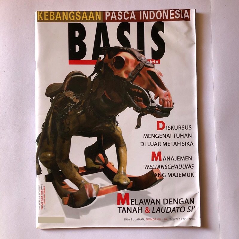 MAJALAH BASIS 2015 - KEBANGSAAN PASCA INDONESIA - SINDHUNATA - A SETYO WIBOWO - MAJALAH SEJARAH - MA