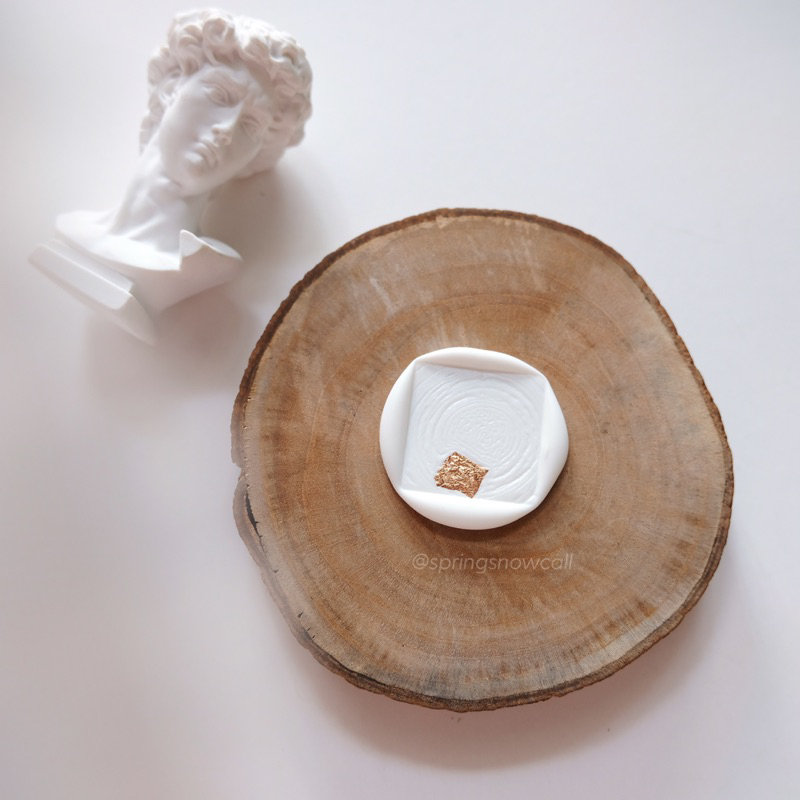 

GLISS - Square Wax Seal Coin with Foil 1 PC