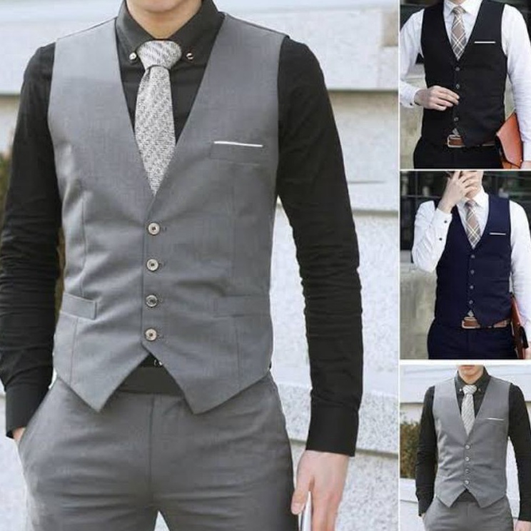 Super Oke JAS ROMPI PRIA MODERN/ROMPI NIKAH/ROMPI KANTOR/VEST PRIA ROMPI FORMAL
