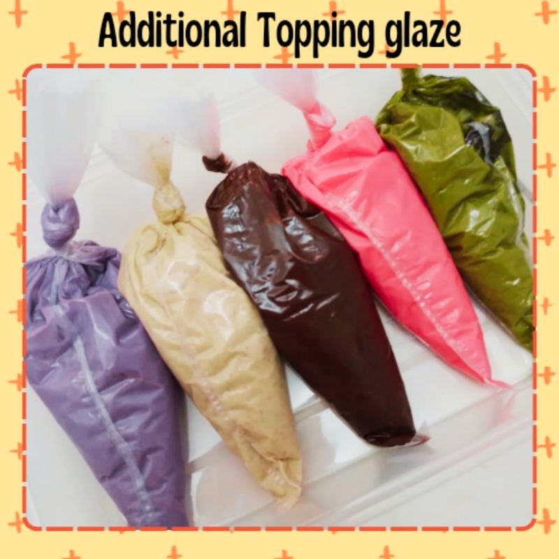 

tambahan topping glaze Collins