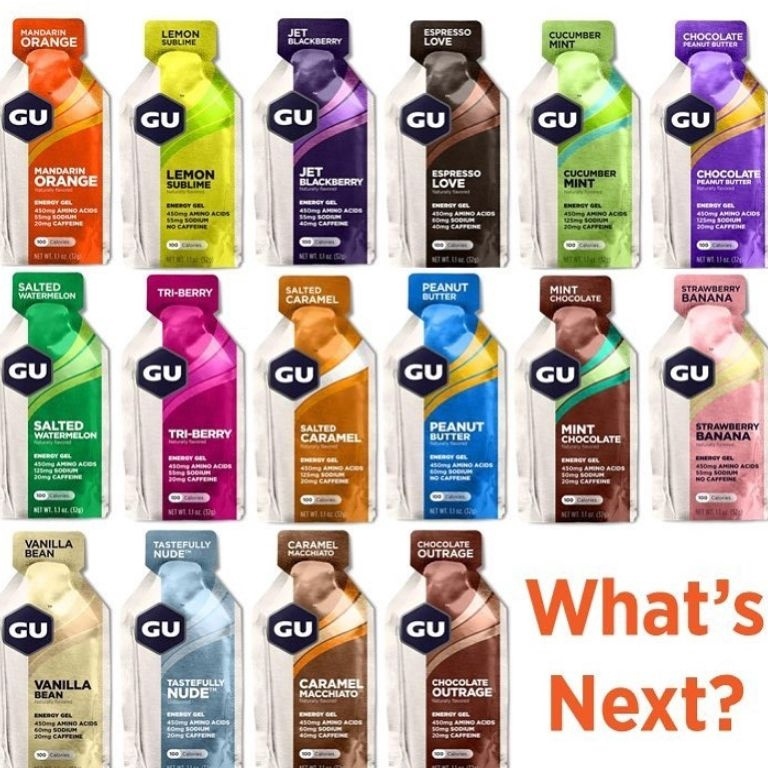 

[RNW] GU Energy Gel Drik Espresso/Strawberry Banana Cola suplemen olahraga sepeda lari hiking fitness gym b7vf9