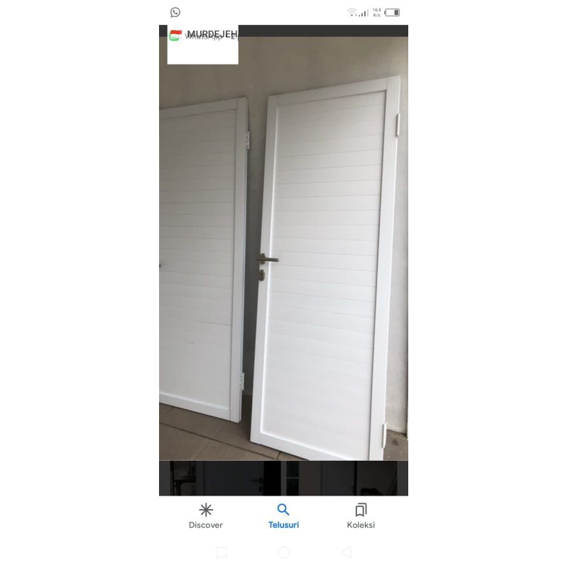 DP untuk pemesanan kusen almunium pintu dan jendela komplit pasangnya