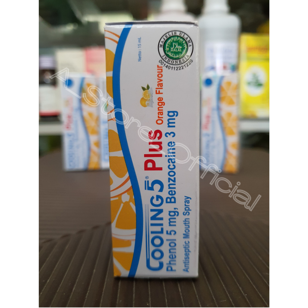 COOLING5 PLUS SPRAY/COOLING5/OBAT SARIAWAN/SAKIT GIGI