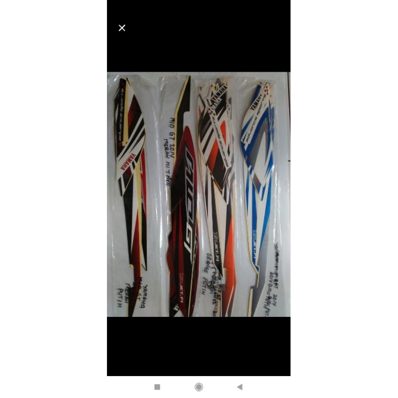 Striping Stiker Mio GT 2014 2015