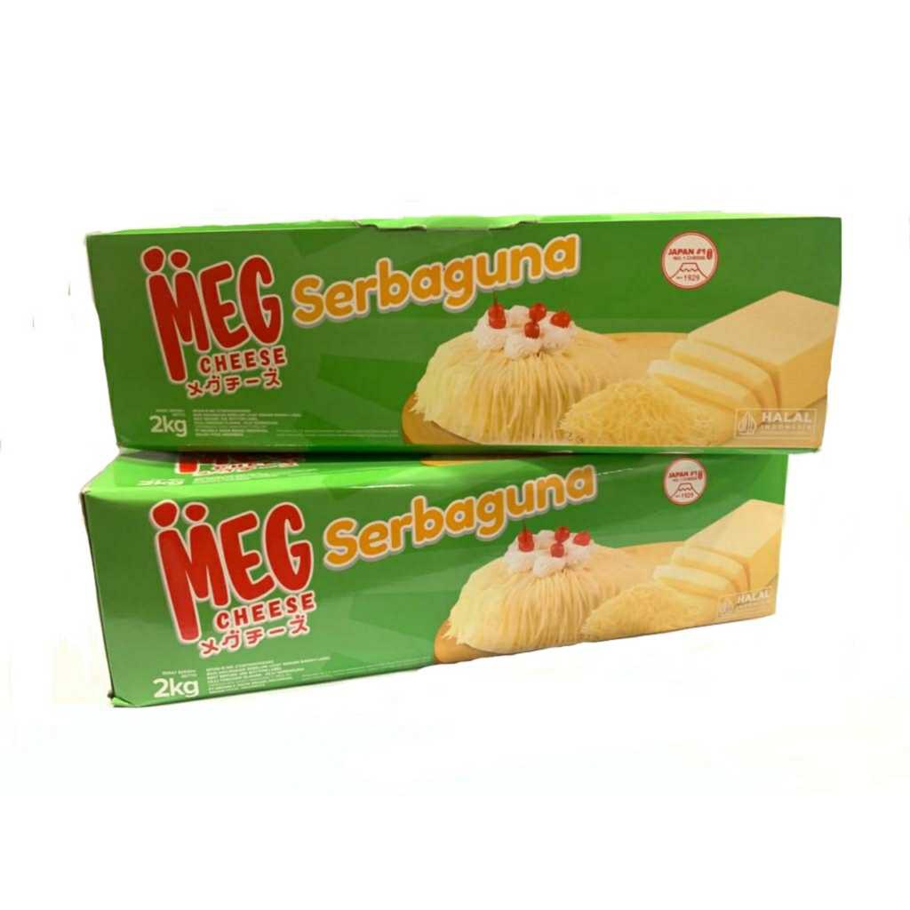 

PROMO HARI INI Keju Cheddar - Cheese Cheddar Meg Serbaguna 2kg 