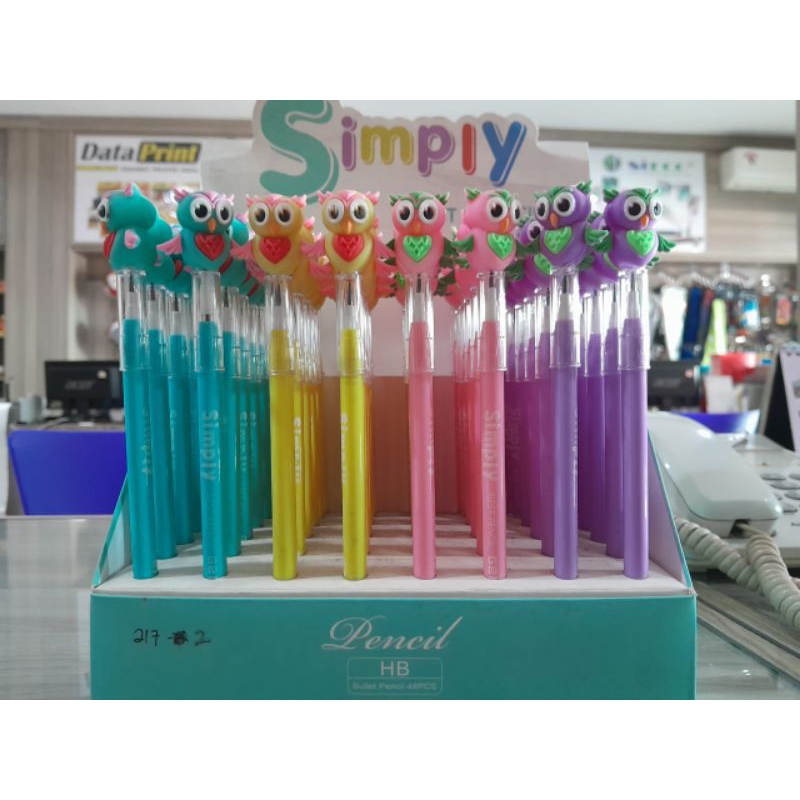 

Pensil Bensia karakter lucu