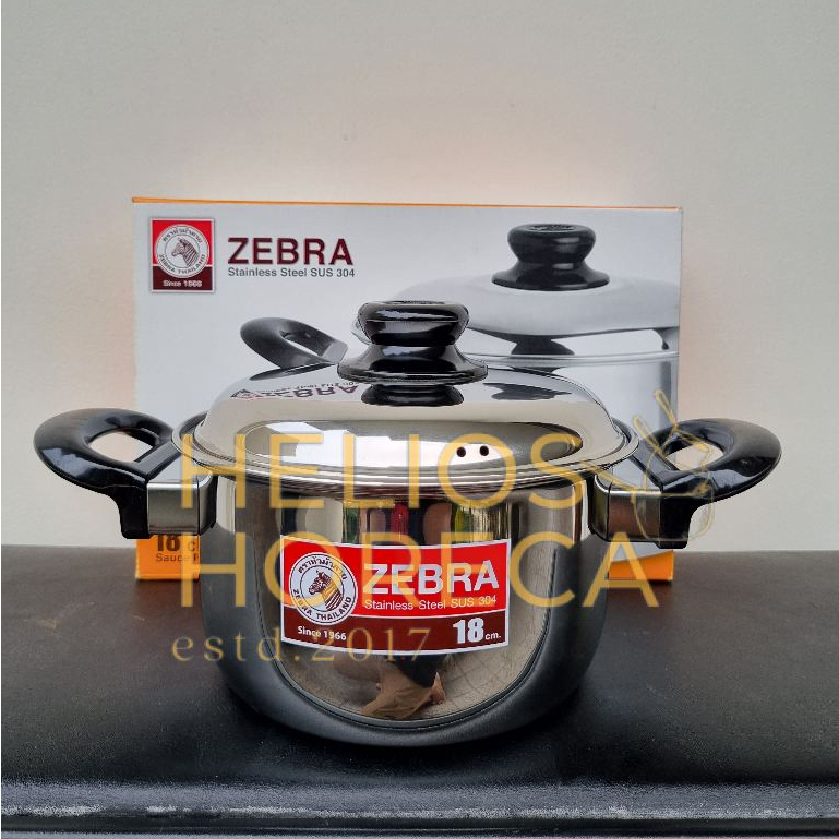 Zebra Merry Sauce Pot Panci Saucepot Panci Stainless Steel SUS-304