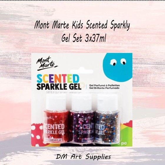 

Mont Marte Kids Scented Sparkly Gel Set 3x37ml (PSGL1001)