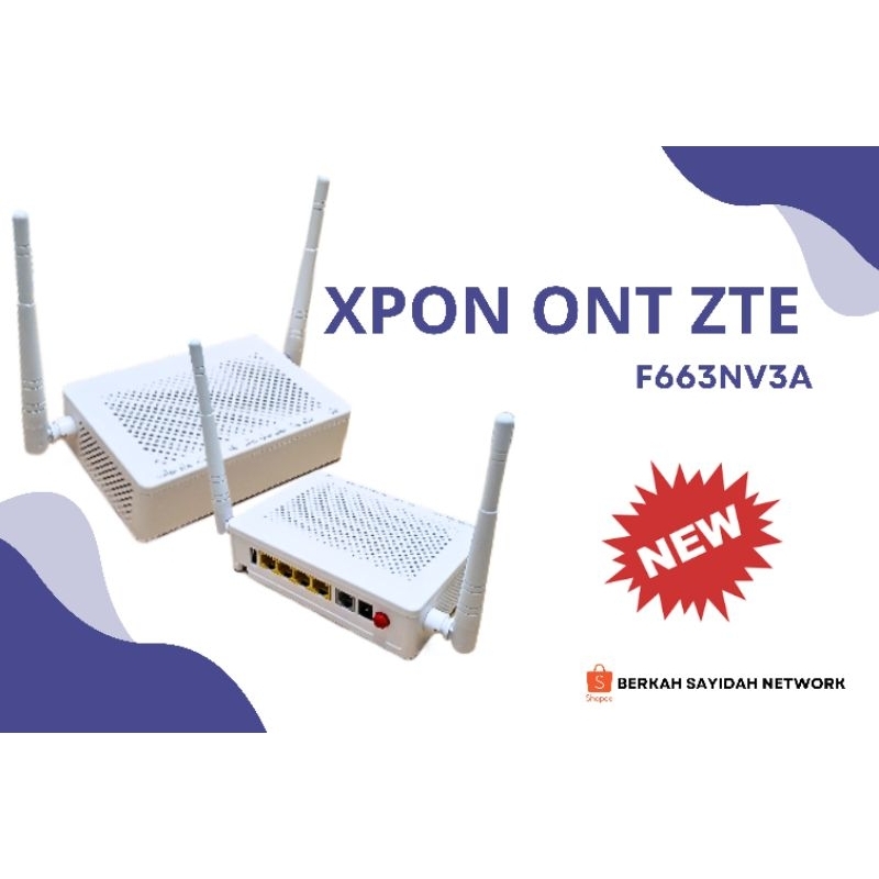ONT ZTE XPON F663NV3A ORI NEW