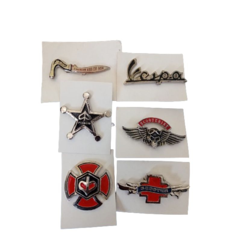 Pin Cor Besi Vespa Extreme / Pin Asesoris Acara Vespa