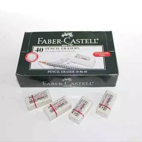 

Penghapus Faber Castell Kecil Putih/Eraser Faber/Hapusan Stip Faber ( 1 pcs )