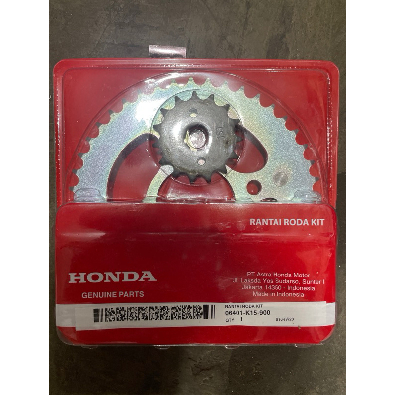 Gear rantai set old cb150R cb 150 R lama original HGP HONDA AHM 06401-K15-900