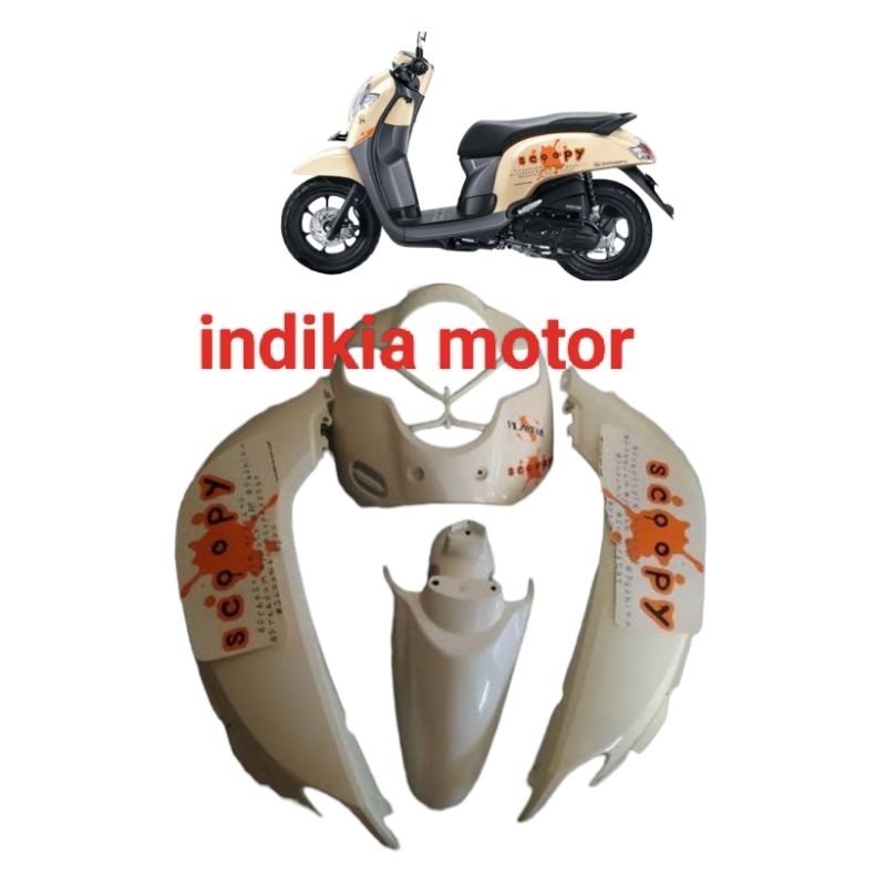 cover body bodi halus Scoopy donat Scoopy ring 12 2017 2018 2019 cream