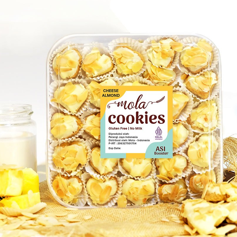 

QH Mola Cookies Kue Kering Premium 500 gram ASI Booster