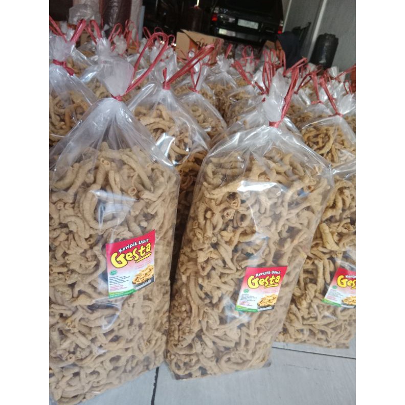 

12.12 BIG SALE FASION promo 2kg 1(bal)keripik usus ayam free bublewrap & kardus grosir