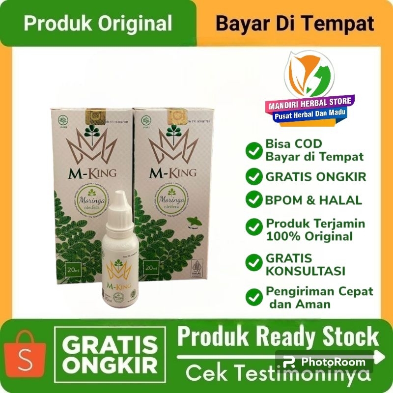Jamu Tetes M King M-KING Moringa Jamu Tetes Herbal 20ml Original Daun Kelor