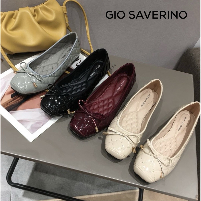 PRELOVED Gio Saverino Sepatu Flat Shoes Wanita Terbaru Luna // edisi salah size