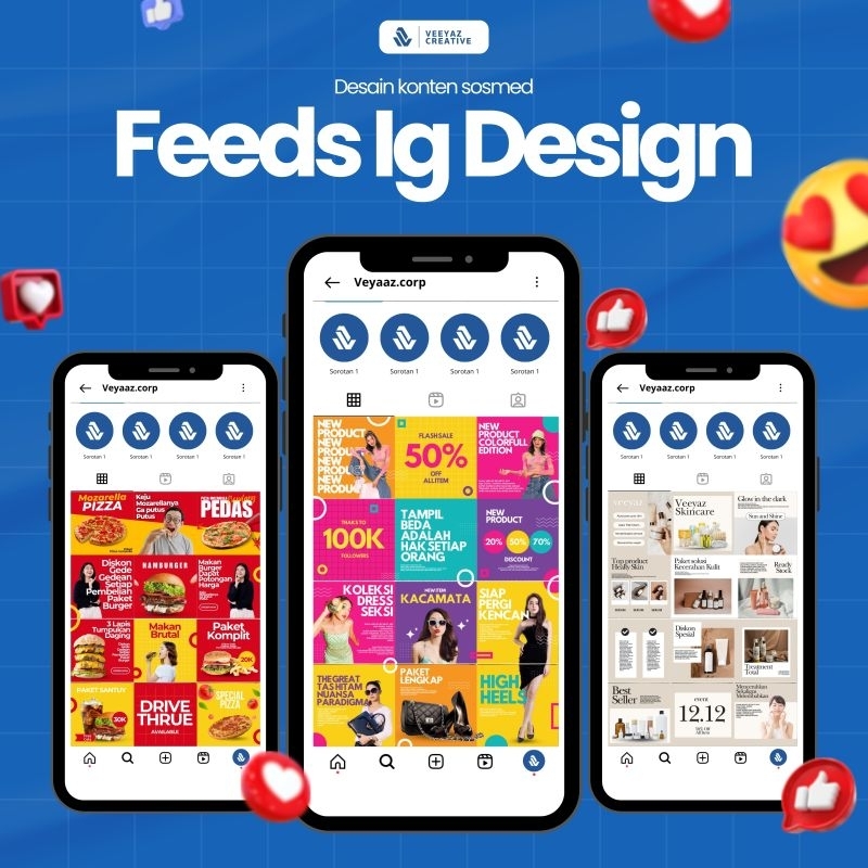 JASA DESAIN FEEDS INSTAGRAM & STORY