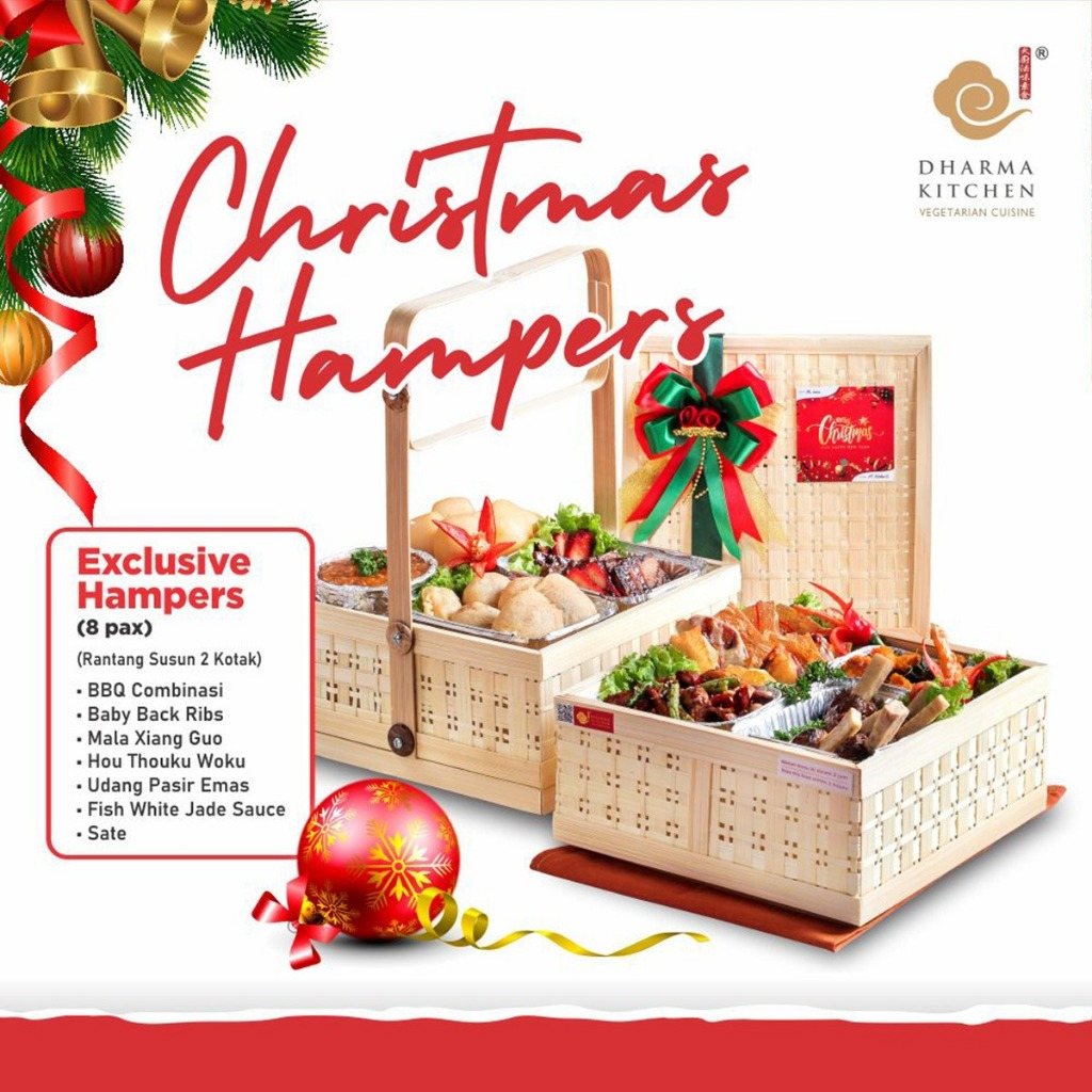 

Exclusive Christmas hampers Vegetarian by Dharma Kitchen