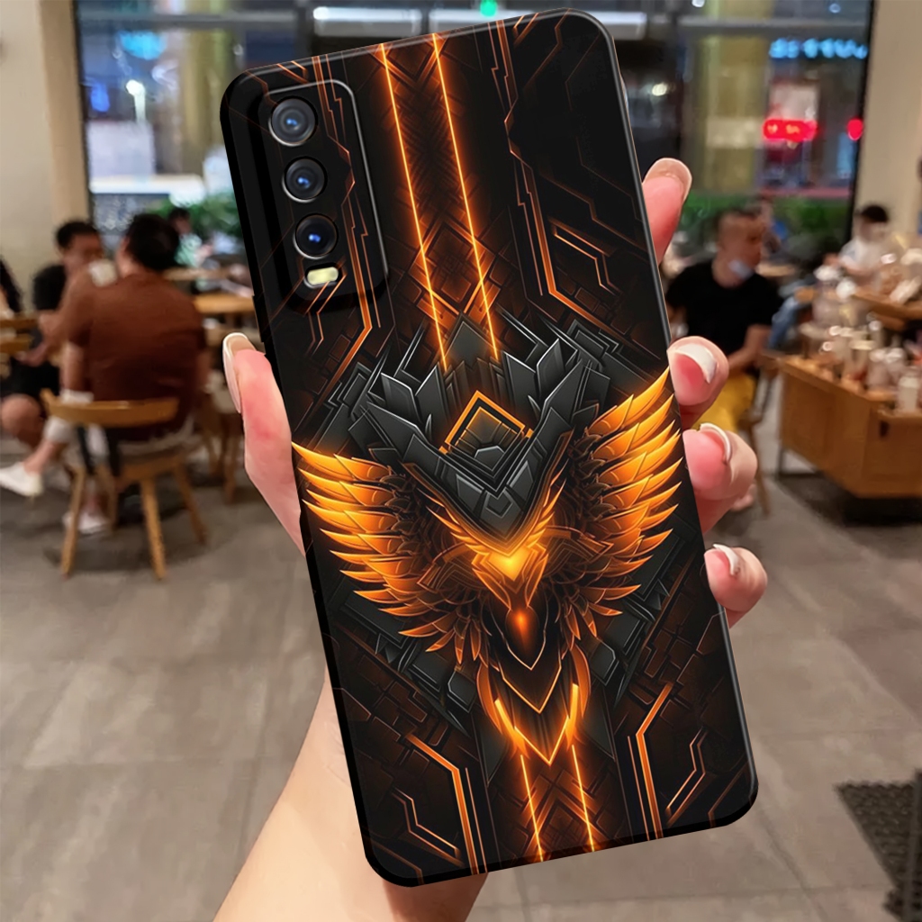 CASE VIVO Y12S/Y20/Y20S - SOFTCASE PRO CAMERA VIVO Y20/Y20S/Y12A/Y20A/Y20i/Y12S - FULL MOTIF - CARBO