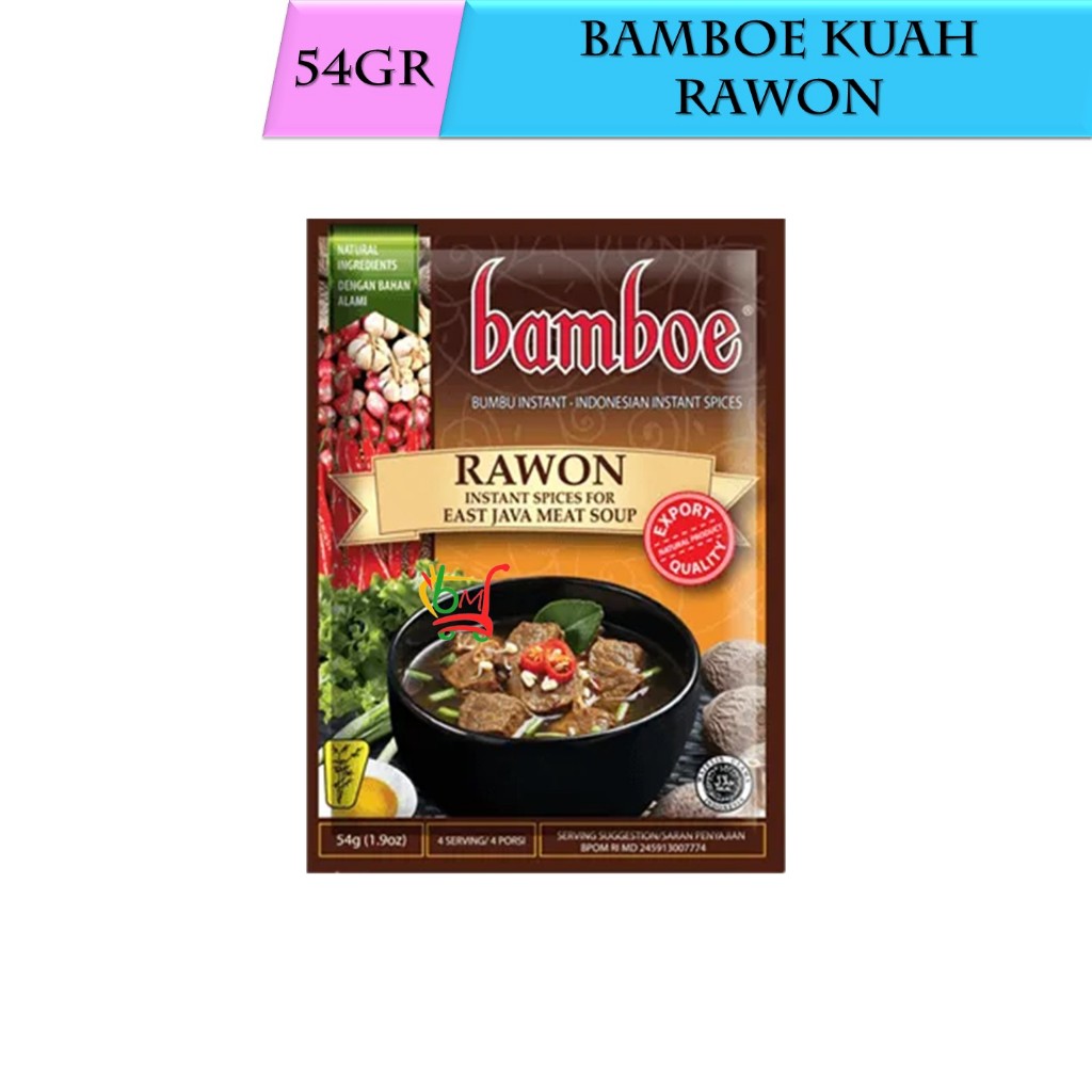 

Bamboe Rawon Bumbu Masak Instan Khas Indonesia
