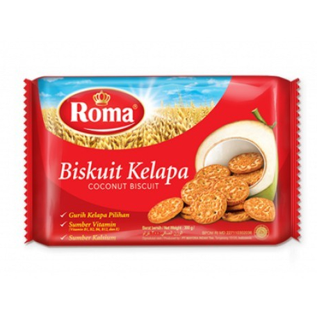 

[ECER] ROMA biskuit kelapa | biskuit Roma 300 gram