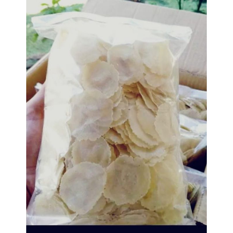 

Emping mlinjo mentah Super tipis Original