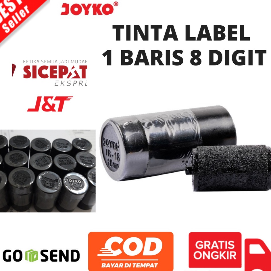 

Sale [BAYAR DI TEMPAT] Tinta label joyko 1 Baris 8 digit Tinta Harga Labeller MX-5500, MX-5500M, PL-6000