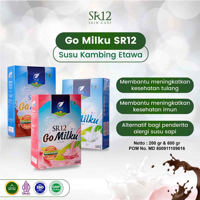 

GO MILKU SUSU SR12 ETAWA HALAL TERBAIK / SUSU KAMBING GOMILKU KUALITAS PREMIUM / GOAT MILK SUSU BUBUK BPOM / SUSU KAMBING MENINGKATKAN KESEHATAN & IMUN TUBUH / SUSU PROGRAM KEHAMILAN / ASI BOOSTER / SUSU KESEHATAN & MEMBANTU MENYEMBUHKAN BERBAGAI PENYAKIT