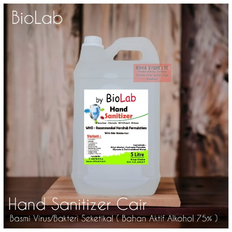 Hand Sanitizer 5 Liter / Handsanitizer 5Liter CAIR / Isi Ulang Hand sanitizer