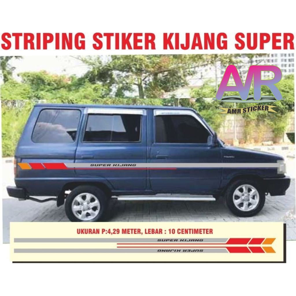 Sticker striping List kijang super